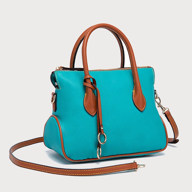 Tote Bag For Women Pebble Grain Style PU Leather Crossbody Bag