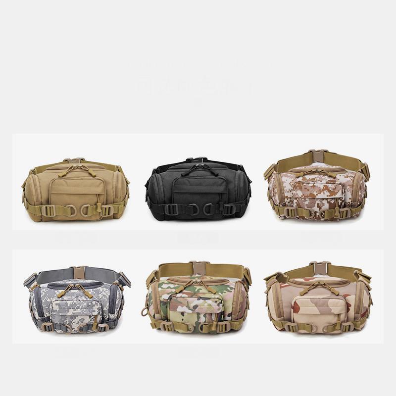 Large Capacity Camo Military Waist Bag Sling Bag