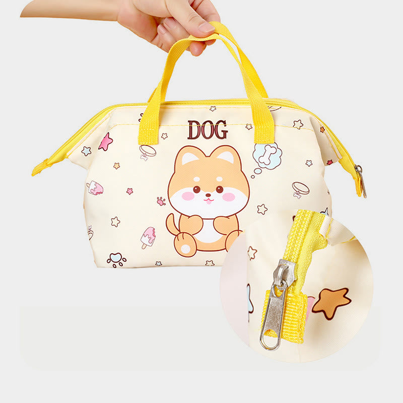 Cartoon Lunch Bag For Students Thickened Aluminum Foil Insulation Handbag