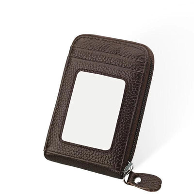 Large Capacity RFID Folding Wallet Card Holder