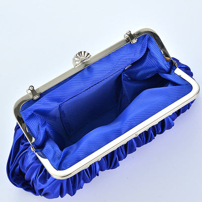 Evening Bag For Women Wedding Party Bride Pleated Chain Bag