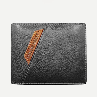 Mens Retro Bifold Short Roomy Leather Wallet Multi Style Optionals