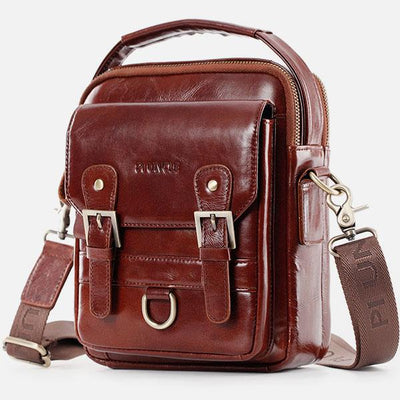 Multifunctional Leather Crossbody Bag