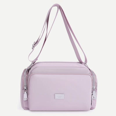 Crossbody Bag For Women Wide Strap Lightweight Nylon Shoulder Bag