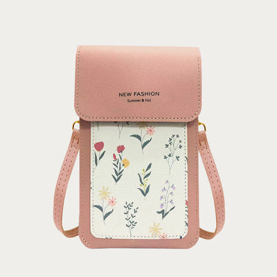 Phone Bag For Women Clear Touchable Mini Printing Crossbody Bag