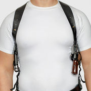 Punk Medieval Holster For Men Cosplay Prop Vest Pouch Bag