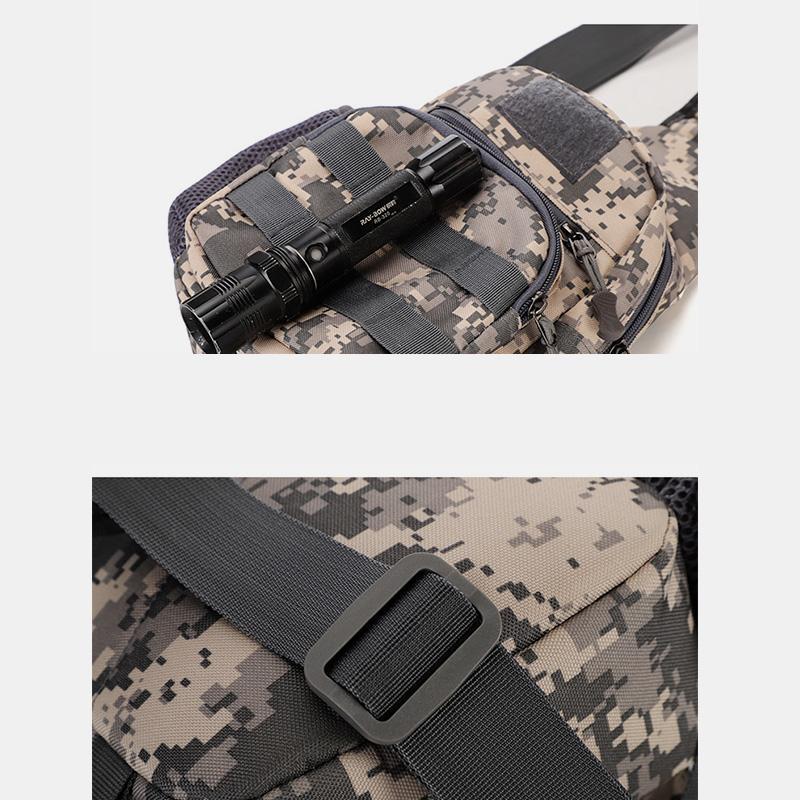 Camouflage Outdoor Waterproof Multifunctional Sling Bag