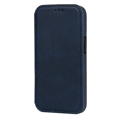 Phone Case for iPhone 14 Clamshell Leather Card Slot Case