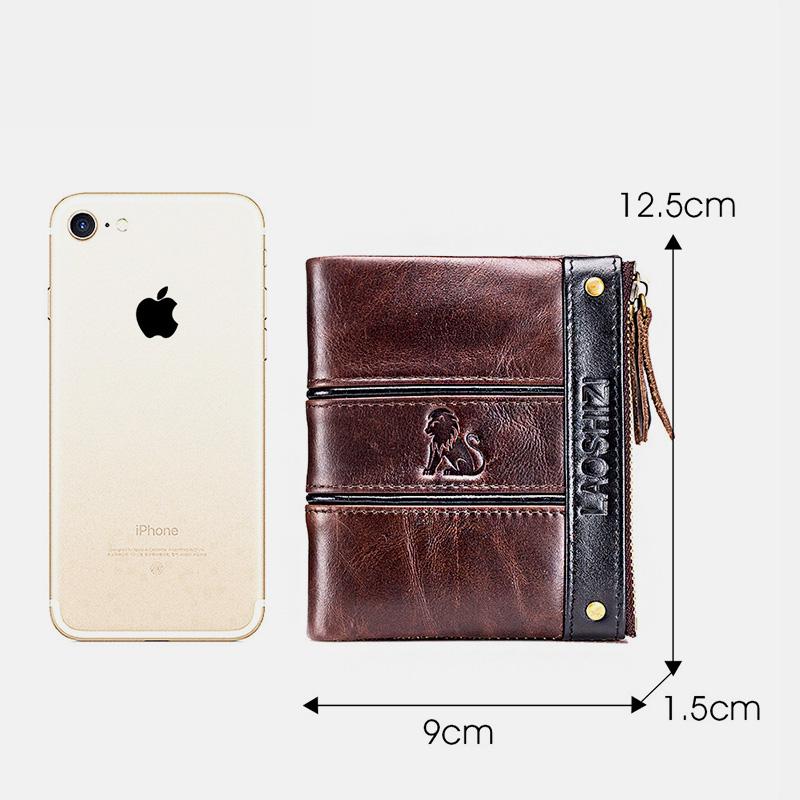 RFID Durable Genuine Leather Wallet