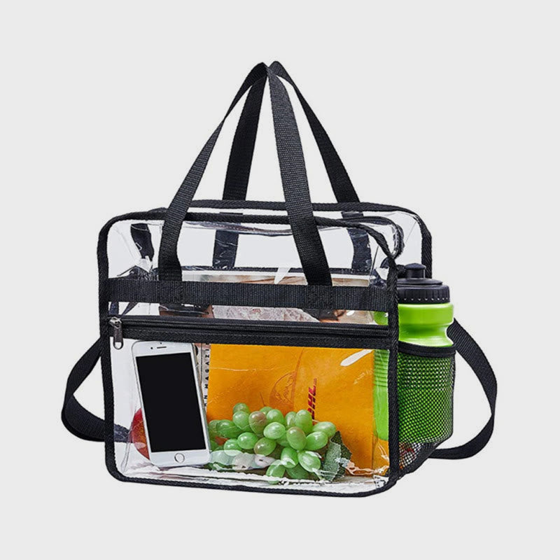 Tote Bag For Women Daily Shopping Large Capacity PVC Travel Handbag