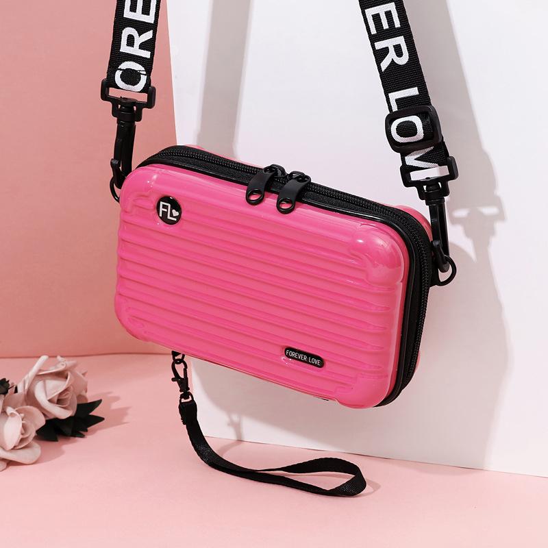 High Capacity Mini Suitcase Crossbody Bag