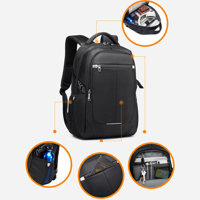 Backpack For Men Business Travel Student Laptop Oxford Waterproof Daypack