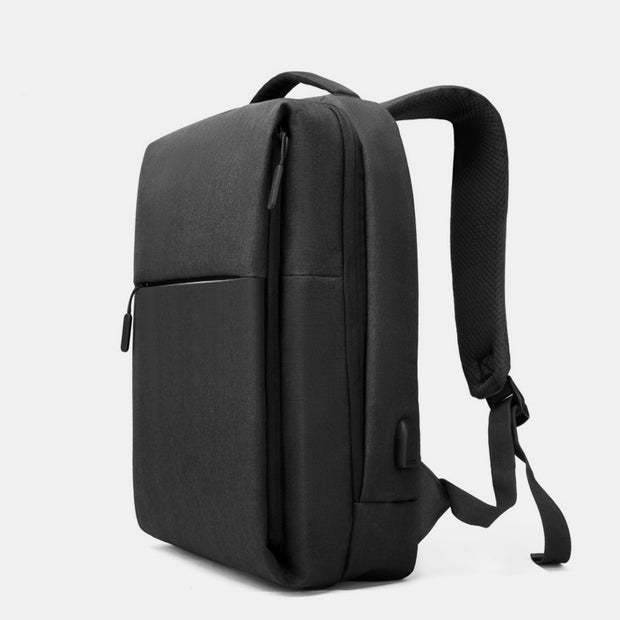 Waterproof USB Charging Multi-Pocket Backpack