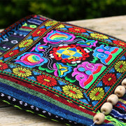 Folk Custom Shoulder Bag Women Vintage Embroidery Canvas Crossbody Bag