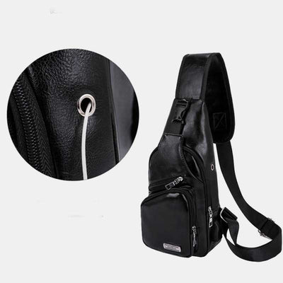 Soft 3-way Use Multi-Pocket Outing Sling Bag