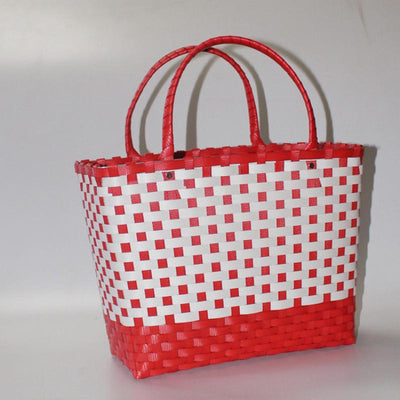 Large Capacity Weave Tote Bag Water&Tear-Resist Storage Handbags Beach Bag