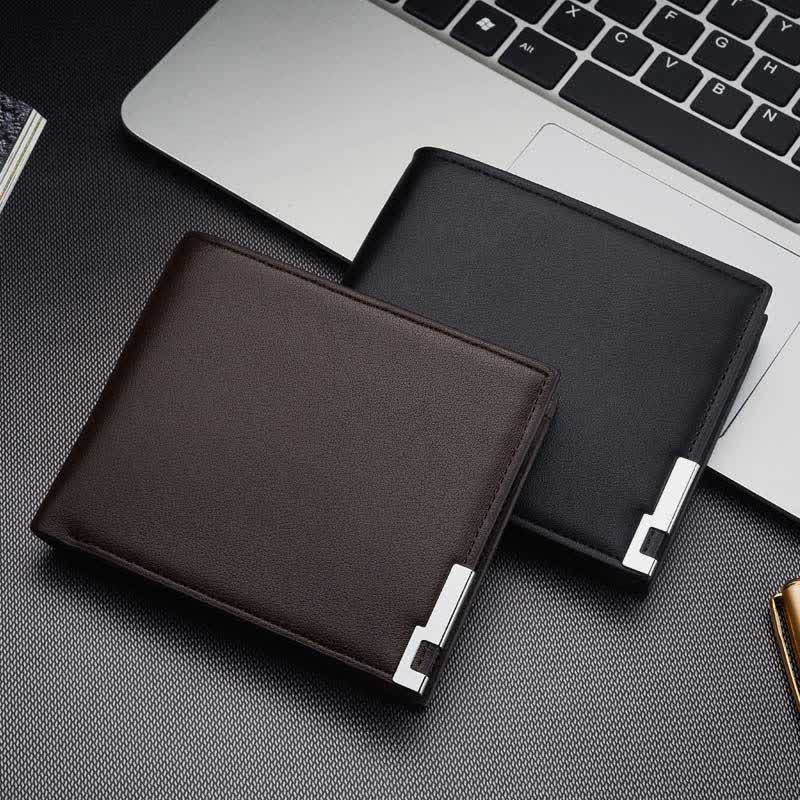 Minimalist Bifold Wallet for Men Business Slim Front Pocket Wallet