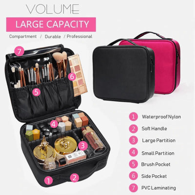 Multifunctional Cosmetic Bag For Women Travel Portable Large Storage Bag