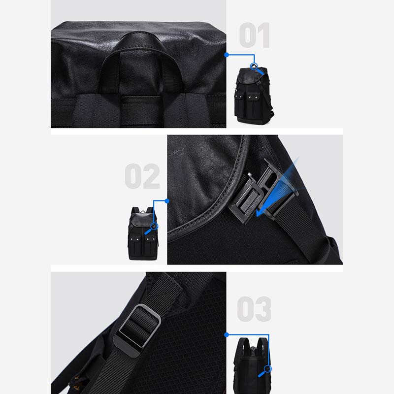 Multi-Pocket Waterproof Men's Business Backpack Roomy Breathable Laptop Pack