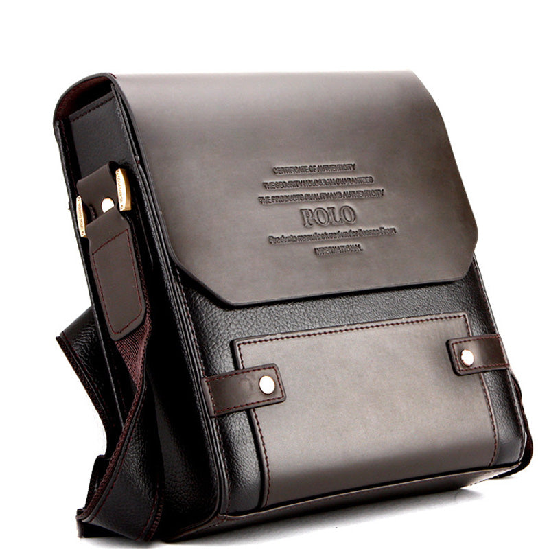 Small Messenger Bag for Men Travel Work Casual Leather Crossbody Satchel