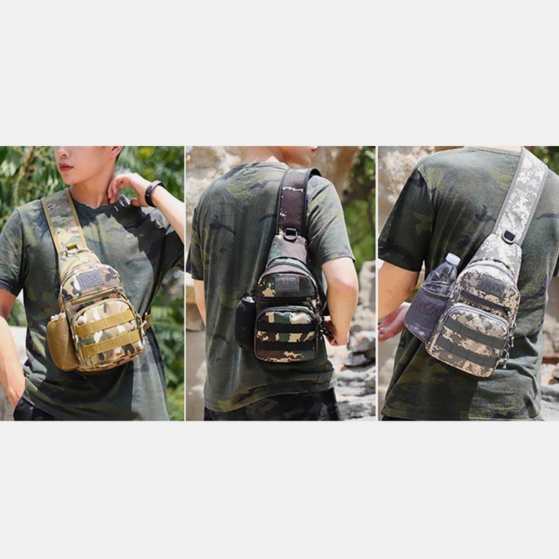 Camouflage Outdoor Waterproof Multifunctional Sling Bag