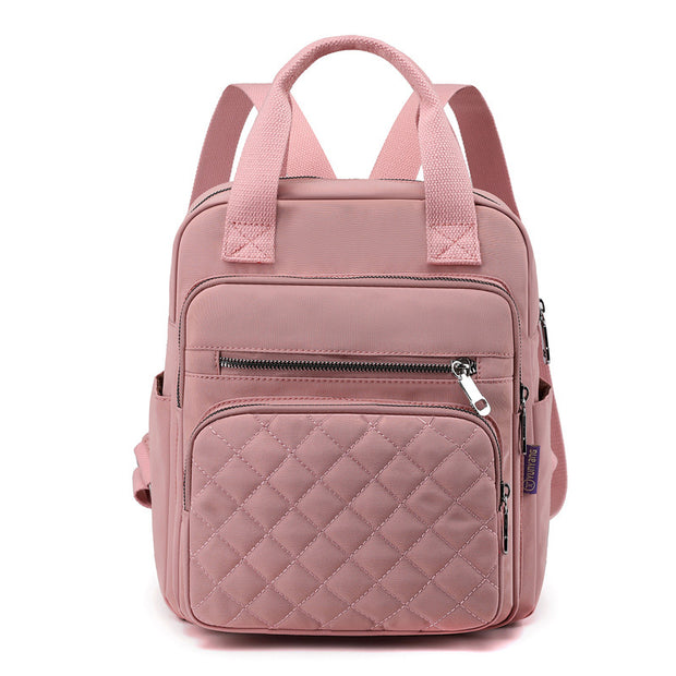 Quilted Backpack Stylish Shoulder Bag for Women Traval Casual Purses