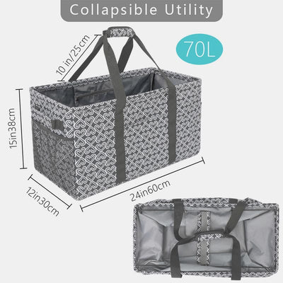 Storage Bag For Home Travel Foldable Clothing Clutter Storage Basket