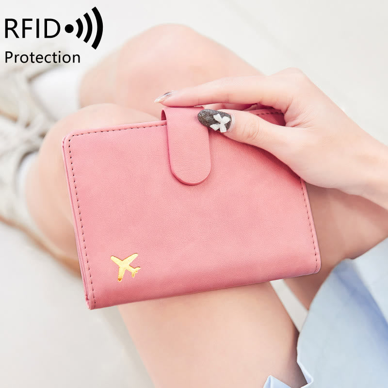 Passport Holder Multi-slot RFID Blocking Card Holder Travel Passport Cover