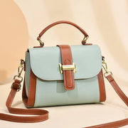 Bright Color Crossbody Bag For Women Dating Leather Purse