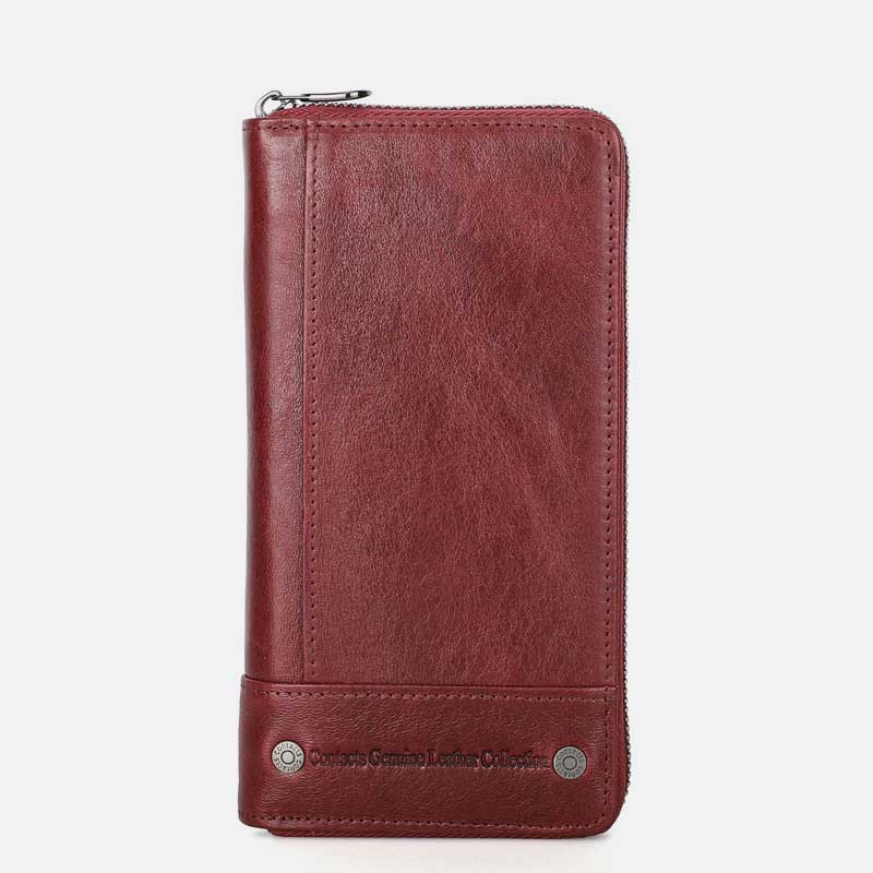 Retro Multifunctional Genuine Leather RFID Wallet