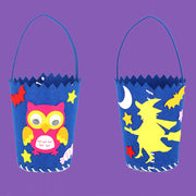 Halloween Candy Bag Handmade DIY Portable Pumpkin Gift Bag