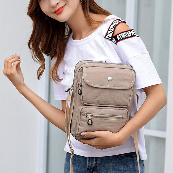 Multi-pocket Nylon Shoulder Bag