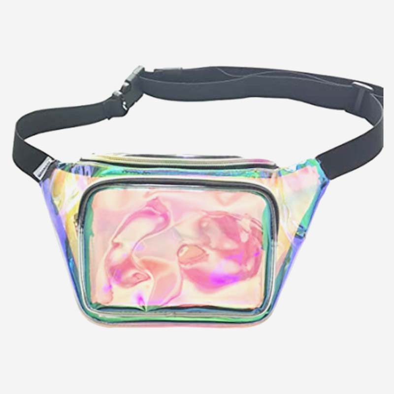 Large Capacity Waterproof Transparent Cute Waist Bag