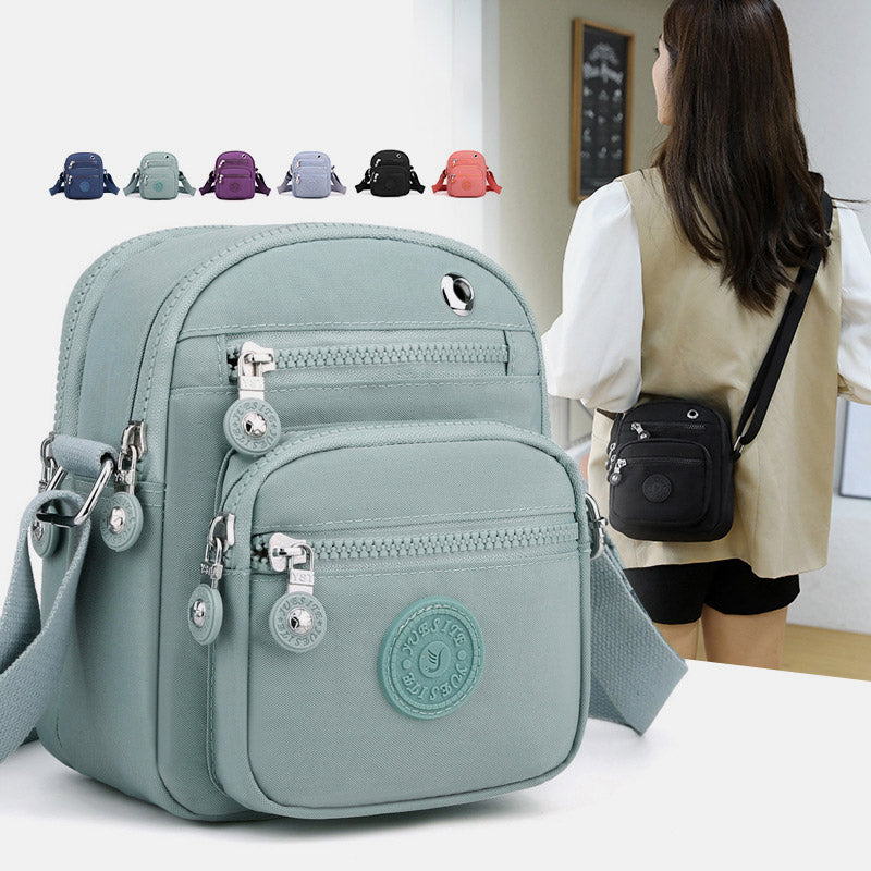 Women's Mini Crossbody Bag Lightweight Multi Pocket Shoulder Bag Purses