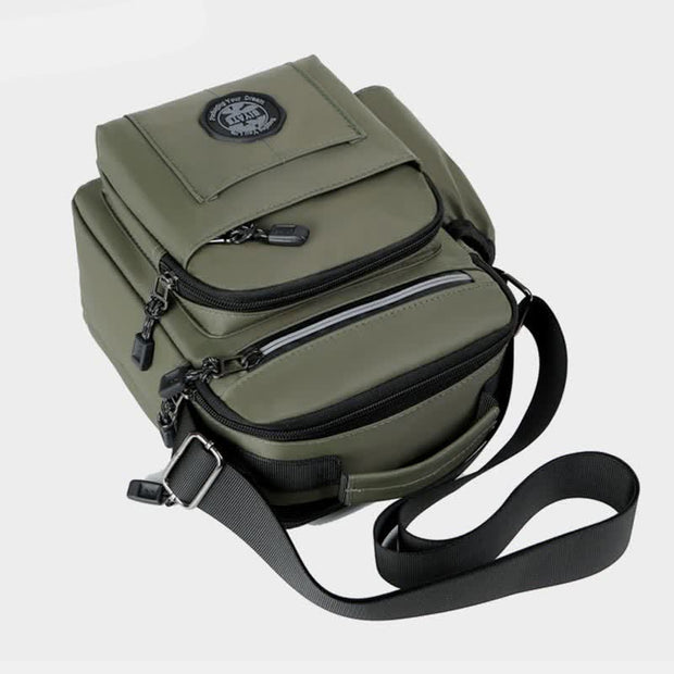 Messenger Bag Shoulder Bags Man Purses Multi-Pocket Small Crossbody Bag