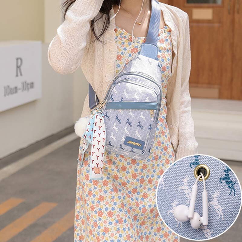 Cute Sling Bag Women Lightweight One Strap Crossbody Shoulder Bag