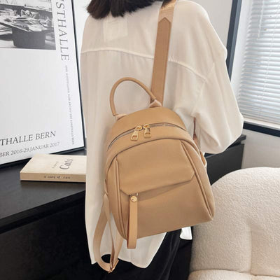 Women Mini Backpack Small Travel Casual PU Leather Daypack Purses