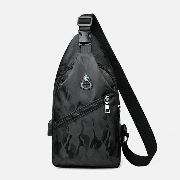 Waterproof Large-Capacity Casual Sling Bag Crossbody Bag