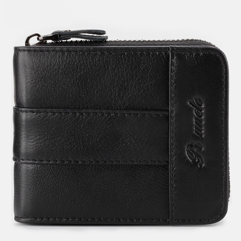 RFID Large Capacity Vintage Short Wallet