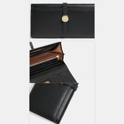 Wallet for Women Genuine Leather Card Holder Phone Checkbook Organizer