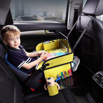 Kids Travel Tray For Car With Load Bearing Belt