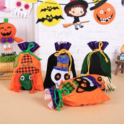 Halloween Decoration Candy Bag Velvet Pumpkin Witch Gift Bag