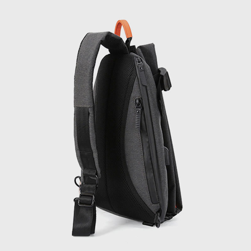 Sling Bag For Men Casual Multifunctional Large Capacity Chest Bag