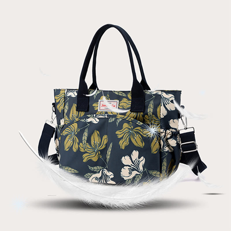 Top-Handle Bag For Women Ethnic Flower Style Crossbody Bag