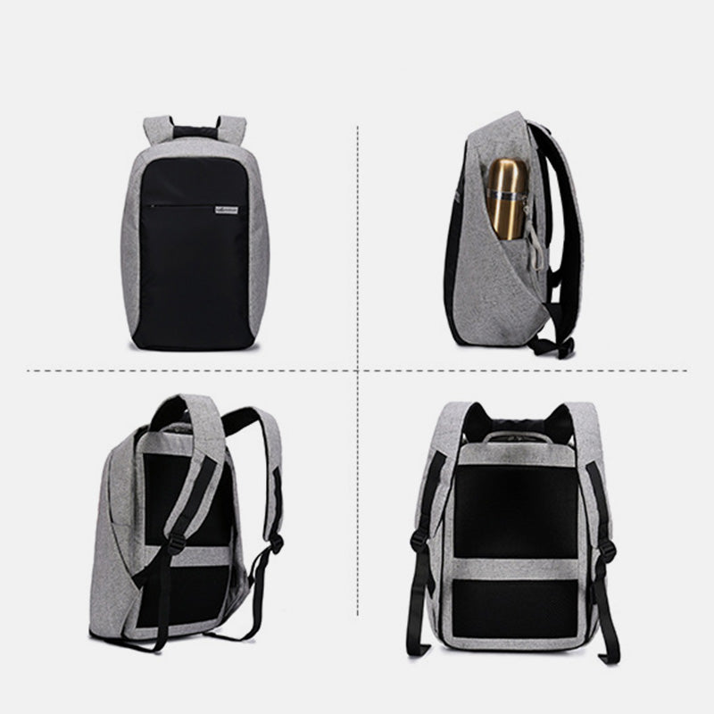 USB Charging Laptop Backpack For Men Business Waterproof Daypack