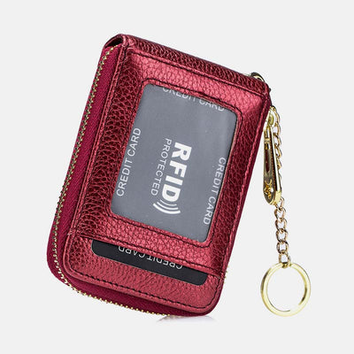 RFID Large Capacity Card Holder With Key Chain