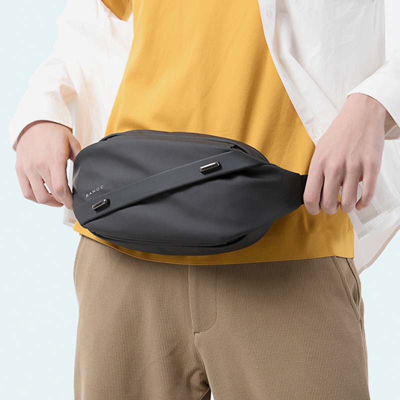 Large Capacity Waterproof Anti-theft Waist Bag Sling Bag