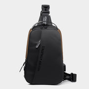 Waterproof Sling Bag Outdoor Casual Chest Bag for Hiking Cycling Traveling
