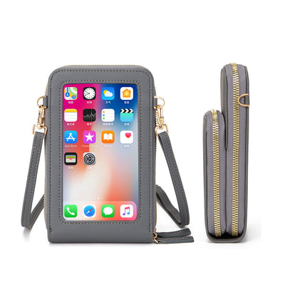 Large Capacity Phone Purse With Clear Window