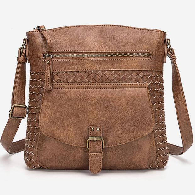 PU Leather Crossbody Bag for Women Purse Satchel Travel Tote Shoulder Bag